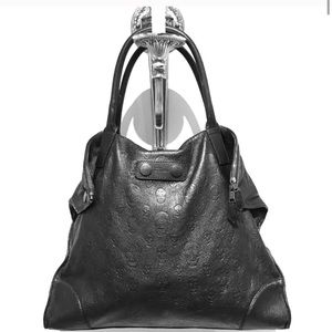Alexander McQueen De Manta Skull Handbag